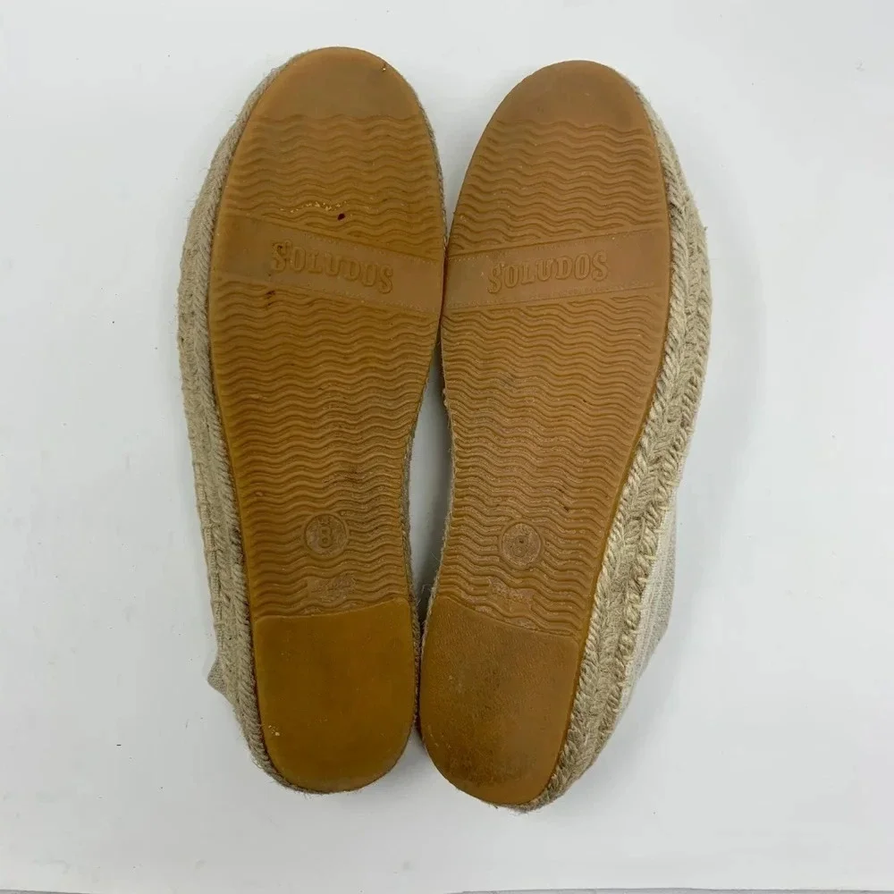 Soludos x‎ Ash Kahn Natural Rainbow Espadrilles